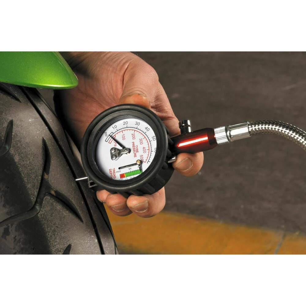 BikeMaster 2-in-1 Tire Gauge - 151792 2 BikeMaster 2-in-1 Tire Gauge - 151792 - Image 2
