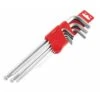 BikeMaster 9-Piece L-Ball End Hex Wrench Set And Holder