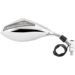 BikeMaster Mirror Set With LED Turn Signals
