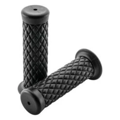 BikeMaster Grips -Bikemaster grips black quilted 102296