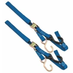 BikeMaster Integrated Soft Hook Tie-Downs -Bikemaster integrated soft hook tie downs blue 1 100515