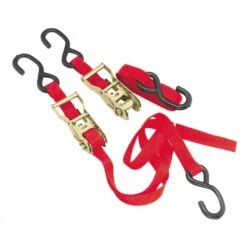 BikeMaster Ratchet Tie-Downs -Bikemaster ratchet tie downs red 1 100522