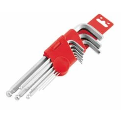 BikeMaster S-Ball End Hex Wrench Set And Holder