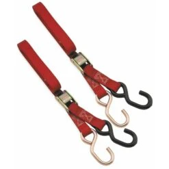 BikeMaster Standard Tie-Downs -Bikemaster standard tie downs red 1 100500