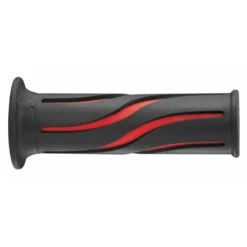 Bikemaster -Bikemaster wave grips black red 105936