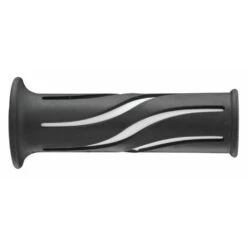 BikeMaster Wave Grips -Bikemaster wave grips black white 105937